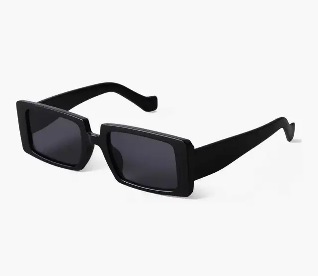 Retro 90s Rectangle Sunglasses – Fashionable for Women | UV400 in Multi-item in City of Toronto - Image 2