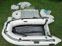 USED - Water Ready AquaSens model HSD270 inflatable pontoon boat