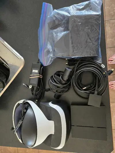 PSVR and controllers, View more