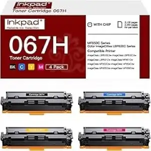067H Lot de 4 cartouches de toner compatibles avec Laser Canon i, View more