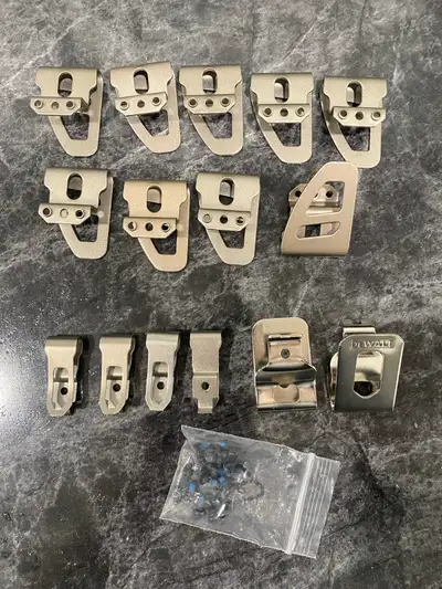 New Milwaukee M12, M18 & Dewalt 20v Tool Belt Clips, View more