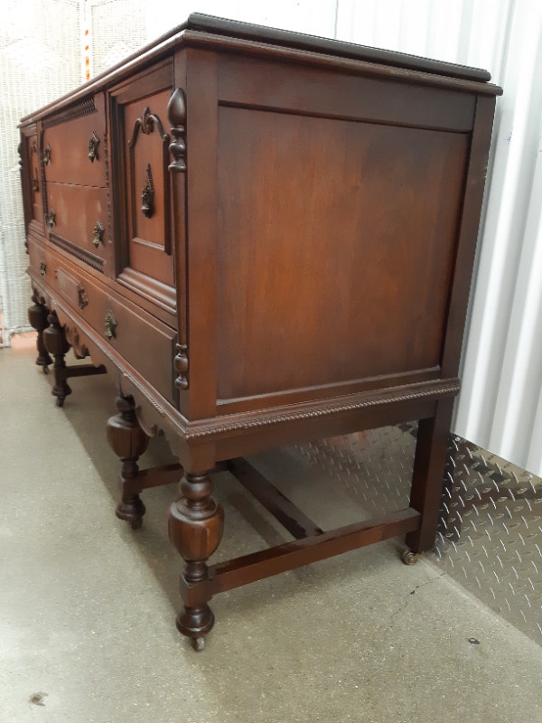 Vintage Sideboard / Buffet on Caster Wheels Hutches & Display