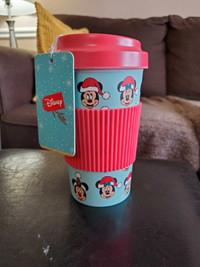 Disney Mickey and Minnie Mouse Bamboo Travel Mug 