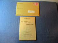 RARE STAMP AUCTION SALE CATALOG-OUZOUNIAN-1/1952-NEW YORK CITY