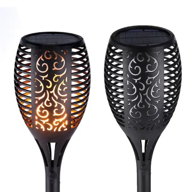 2pcs Solar Light Control Solar Flame Light Dance Flame in Outdoor Lighting in City of Toronto - Image 10