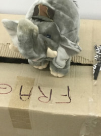 Disney Operation Dumbo Drop Plush Elephant Camo Hat 1998 VTG