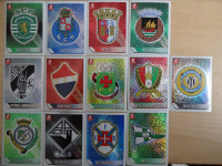 soccer panini stickers-Sporting-Porto-Braga -team logos