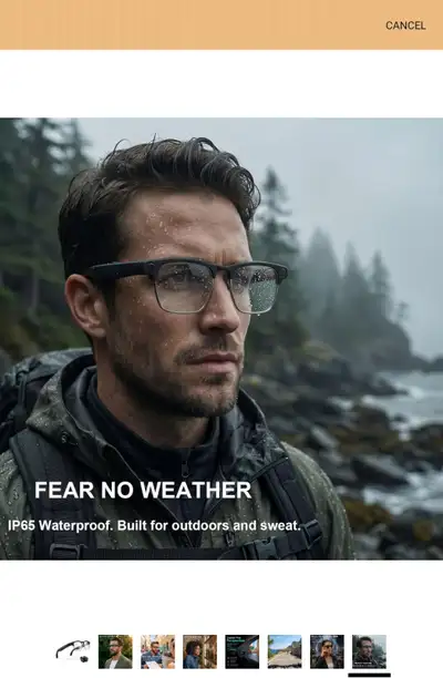 HIGH END QUALITY SMART GLASSES BY EGQINR RET $203.50 WITH TAXES, View more