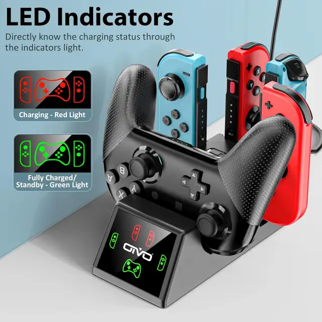 Charging Dock for Nintendo Switch joycon and Pro controller523497162513459202