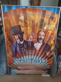 FIRST $95 TAKES IT ~ Vintage "Topsy Turvy" Framed Movie Poster