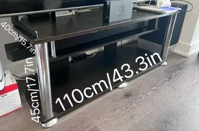 Mainstays Tv Stand Black $50, View more