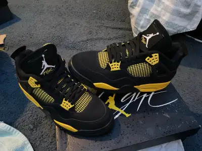 retro Jordan 4s thunder , View more