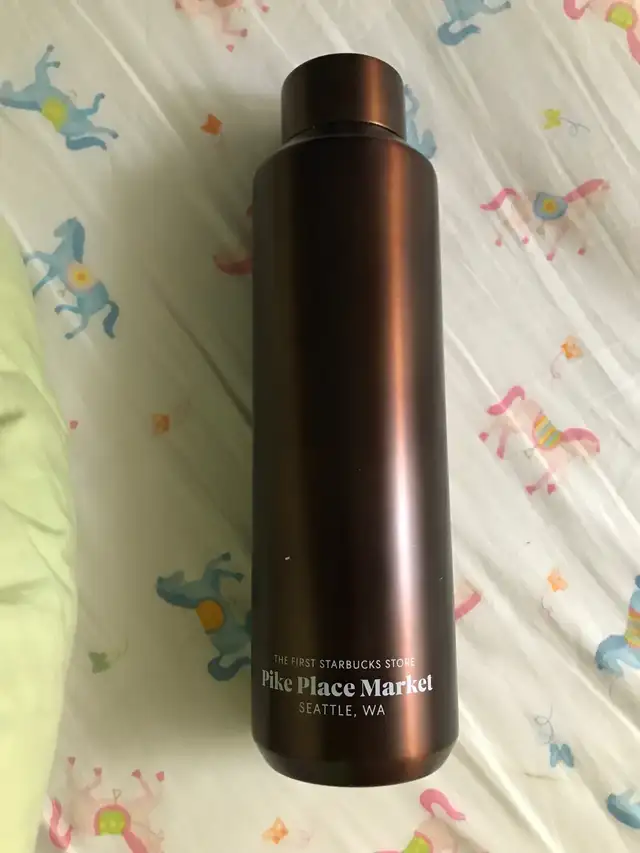 Starbucks Bronze First StoreTumbler Water Coffee Bottle in Arts & Collectibles in Richmond - Image 3