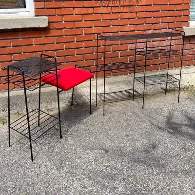 Pickup a l’ile perrot. Deux meubles rétro qui match, les deux en métal et en bonne condition. Années...