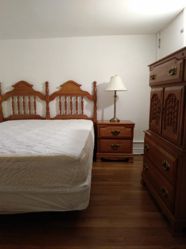 Furnished downtown 1 bedroom apartment, everything included Long Term