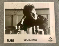 Colin James autographe 