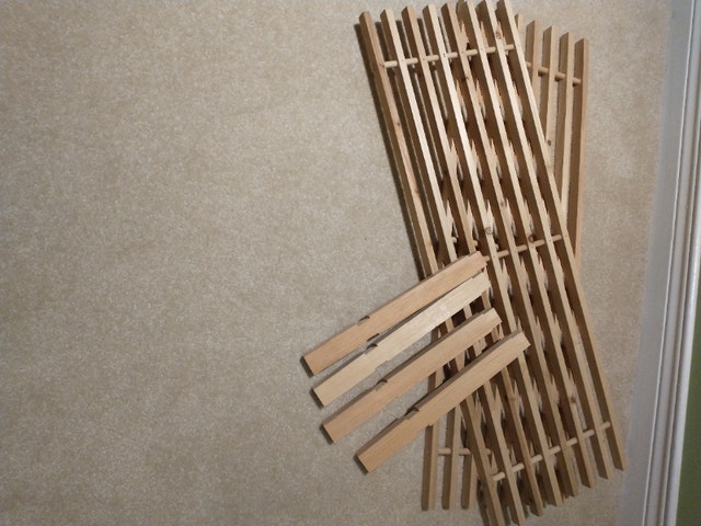 Ikea 2 tier wood shoe rack or storage shelving Bookcases & Shelving