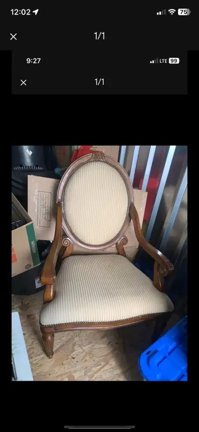 antique wingback chair, View more