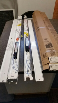 Two Fluorscent Ballasts and Bulbs
