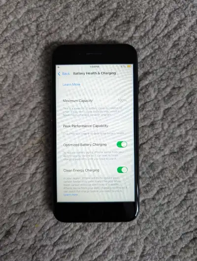 Excellent 100% battery health iPhone SE 3rd generation, View more