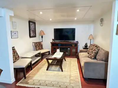 Available from August 1st 2-Bedroom Basement Apartment for Rent Clean, bright, and spacious basement...