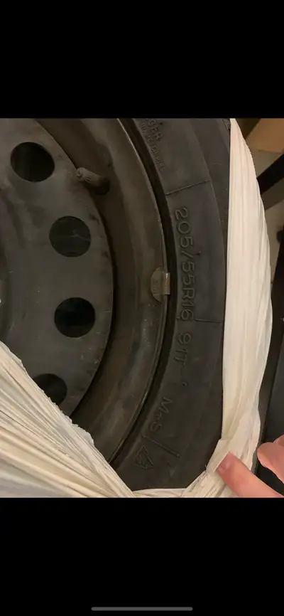 Good condition winter tires. Used for 1.5 winters. 16 inch, on rims. 500$ for four.