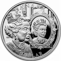 2022 CANADA SILVER DOLLAR ~Platinum Jubilee~ Queen Elizabeth II