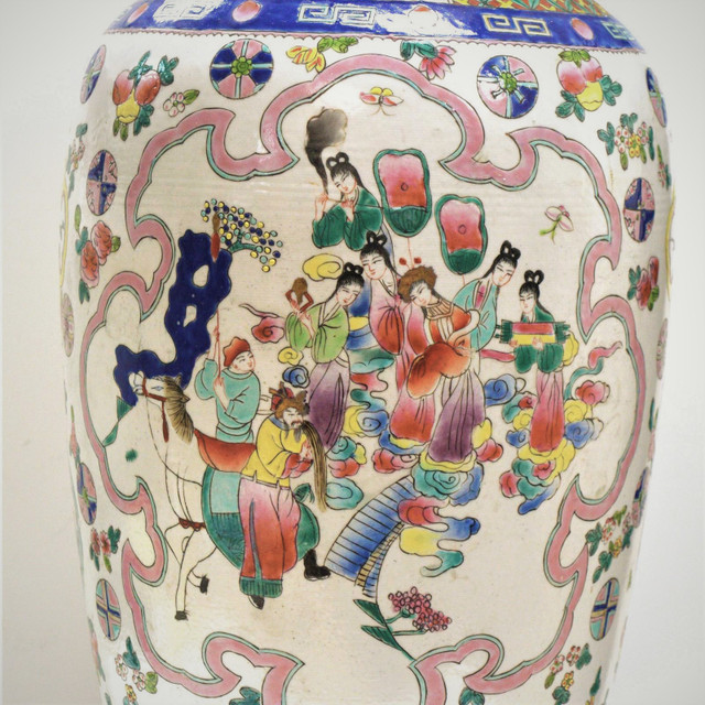 antique grand vase de chine porcelaine vers 1800 dans Art et objets de collection  à Laval/Rive Nord - Image 3