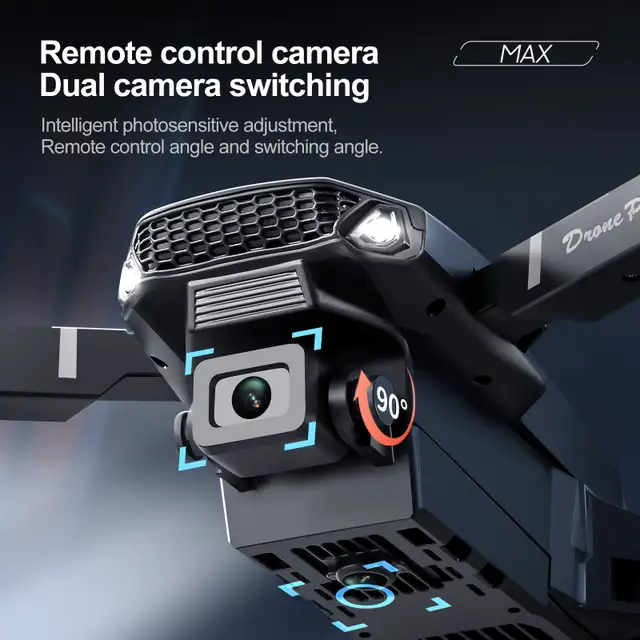 Mini RC E88 Drone 4K HD Dual Cameras Foldable Quadcopter LED in General Electronics in Kitchener / Waterloo - Image 3