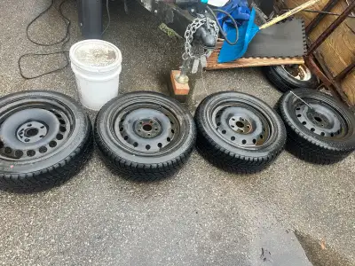 Have a set of 4 205/55R16 Weathermaxx Snow tires they came off a Volkswagen Passat. They have a few...