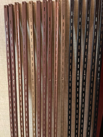 15 X 60-INCH STEEL SHELVING RAILS, View more