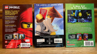 3 Lego Ninjago books