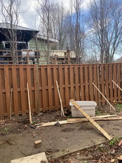 $100 fence post and $35 lattice replacement 