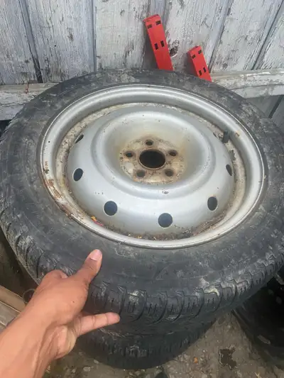 Came from my old Subaru. I believe it was a 2001 outback. Just need new tires.