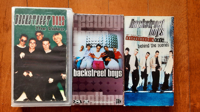 Backstreet Boys VHS video dans CD, DVD et Blu-ray  à Laval/Rive Nord