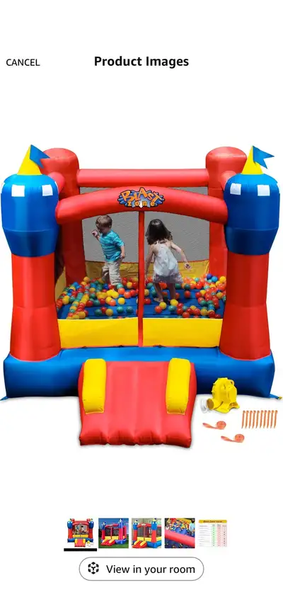 Blast Zone Bouncy Castle , View more