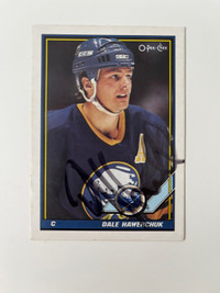 Dale Hawerchuk Autographed Card 