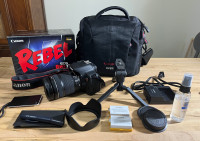 Caméra Canon Eos Rebel T5i et accessoires