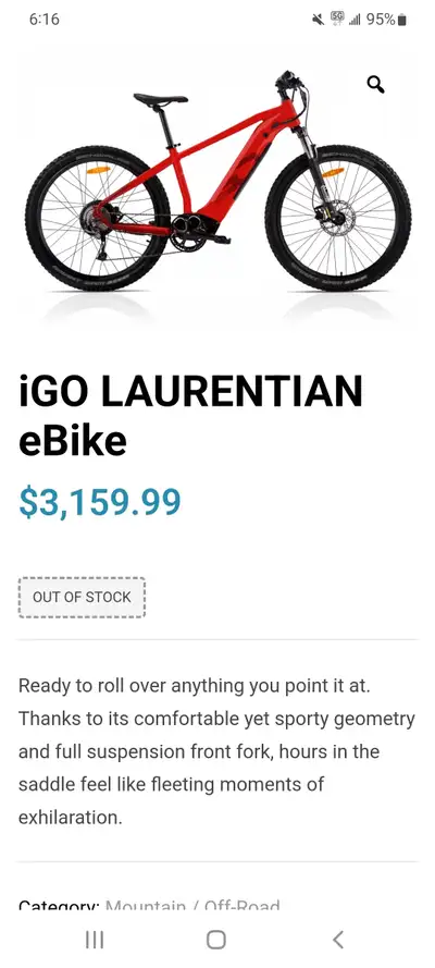 Ebike for sale, View more