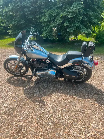 For sale. Harley soft tail , has 107 with stage one. Runs good only needs a new owner. Have some ori...