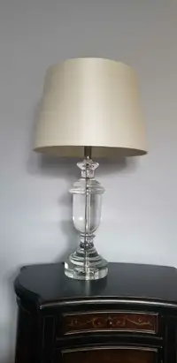 Solid Glass Table Lamp