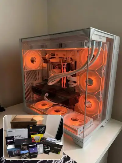 Gaming PC - RTX 5060TI 16GB - 32GB DDR5 (All parts come with box, View more
