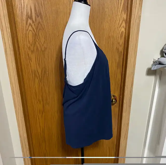 Plus size built in bra navy blue  in Women's - Tops & Outerwear in Calgary - Image 3