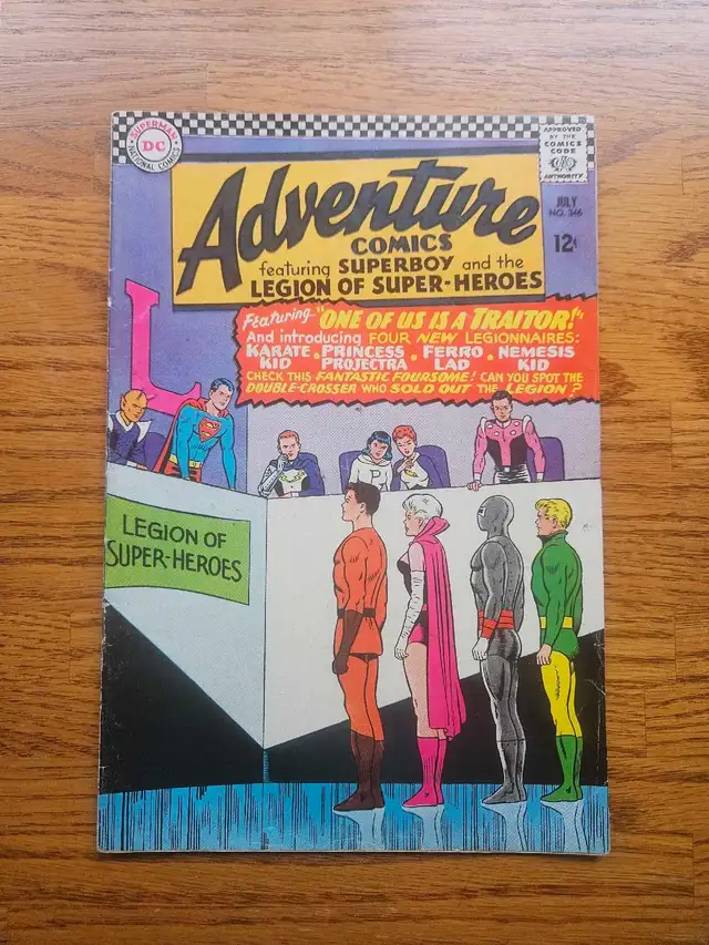 Adventure Comics #346 (1966) Legion of Super-Heroes [Key Issue] in Comics & Graphic Novels in Kingston - Image 2