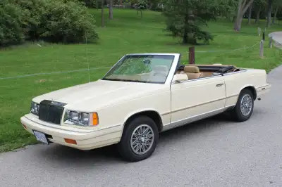 1986 Chrysler Le Baron Convertible