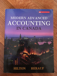 Modern advanced accounting in Canada 8th edition