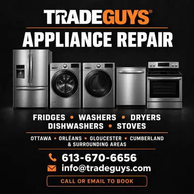 APPLIANCE REPAIR – OTTAWA & SURROUNDING AREAS, View more