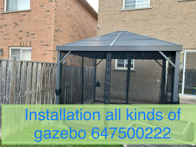 Assembly of gazebo  in Other in Oakville / Halton Region - Image 2