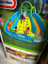 Little Tikes - water slide pool for backyard 