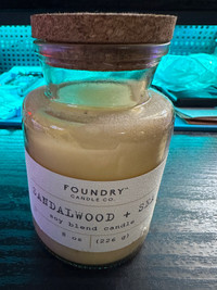 Foundry Sandalwood + Sea Soy Blend Candle